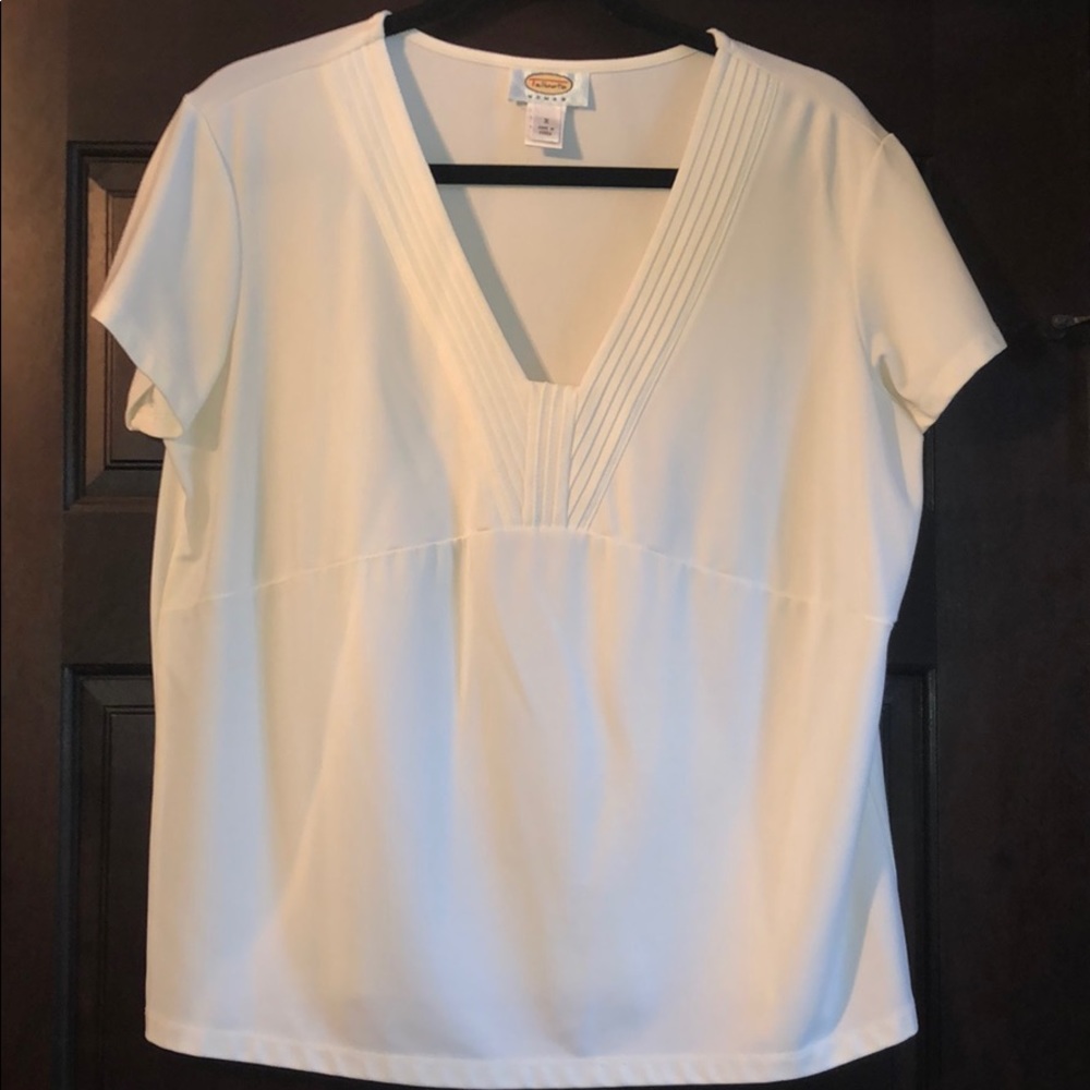 Talbots White Dress Blouse